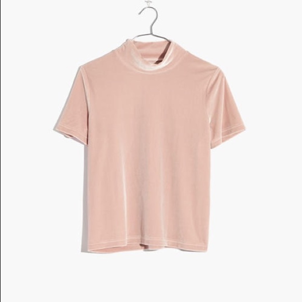 Madewell Vevlet Mockneck Tee